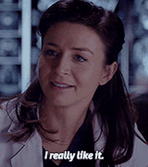 Greys Anatomy Amelia Shepherd GIF - Greys Anatomy Amelia Shepherd I Really Like It GIFs