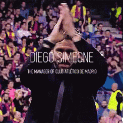 Diego Simeone GIF - Simeone Diego Simeone Aplauso GIFs