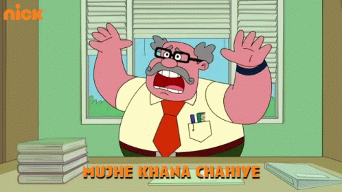 Mujhe Khana Chahiye Principal Patwardhan GIF - Mujhe Khana Chahiye Principal Patwardhan Golmaal Junior GIFs