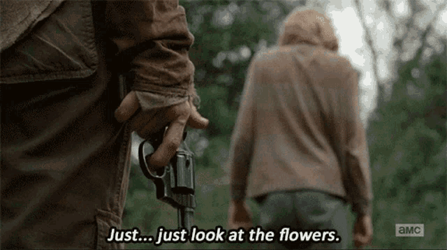Look At The Flowers I Cant Even GIF - Look At The Flowers I Cant Even Just Do It GIFs