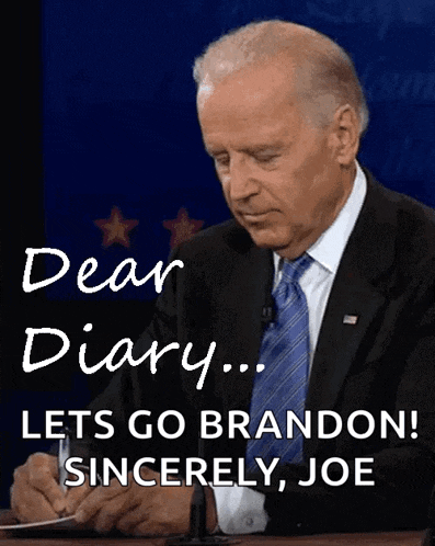 a man in a suit and tie is signing a piece of paper that says dear diary