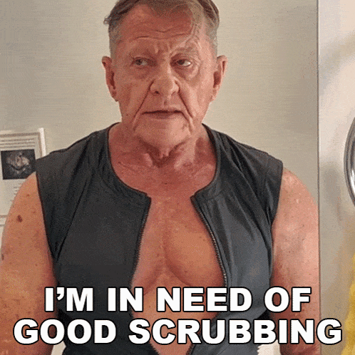 I'M In Need Of Good Scrubbing Michael Peterson GIF - I'M In Need Of Good Scrubbing Michael Peterson The Old Gays GIFs