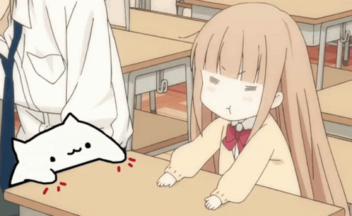 Anime Girl Anime GIF - Anime Girl Anime Bongo Cat GIFs