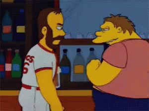 Knocked GIF - Knocked Out Simpsons Punch GIFs