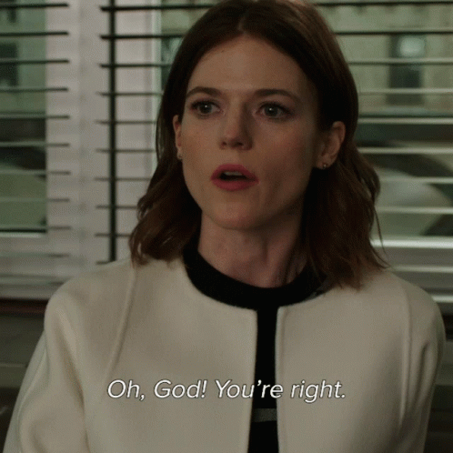 Youre Right Maia Rindell GIF - Youre Right Maia Rindell Rose Leslie GIFs