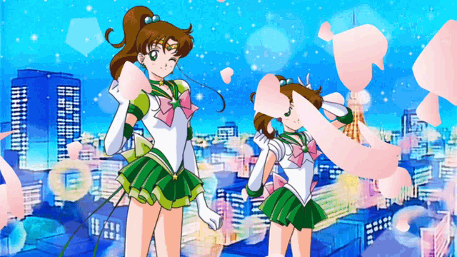 Sailor Moon Sailor Jupiter GIF - Sailor Moon Sailor Jupiter Parallel GIFs