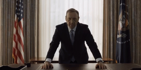 Frank Underwood House Of Cards GIF - Frank Underwood House Of Cards Knock GIFs