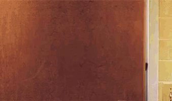 a person is standing in a bathroom behind a glass shower door .