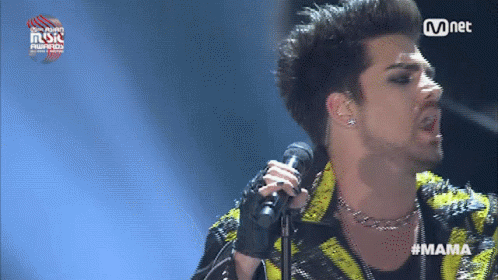 Performance Adam Lambert GIF - Performance Adam Lambert Mnet Asian Music Awards GIFs