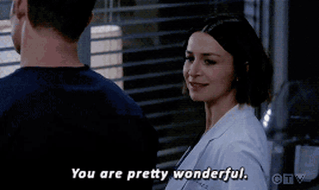 Greys Anatomy Amelia Shepherd GIF - Greys Anatomy Amelia Shepherd You Are Pretty Wonderful GIFs