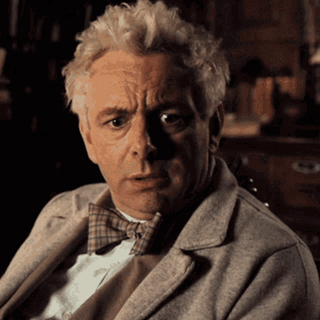 Good Omens Tired GIF - Good Omens Tired Thinking GIFs