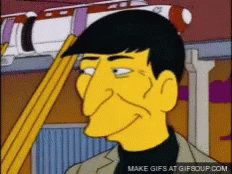 Simpsons Leonard Nimoy GIF - Simpsons Leonard Nimoy Spock GIFs