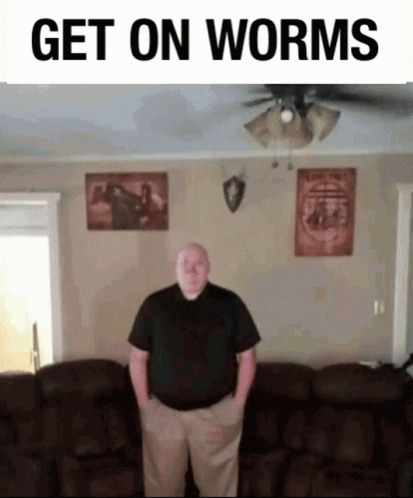 Get On Worms GIF - Get On Worms GIFs