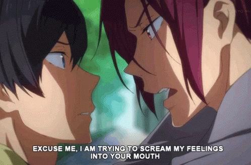 Free Scream My Feelings In To Your Mouth GIF - Free Scream My Feelings In To Your Mouth Iwatobi Swim Club GIFs
