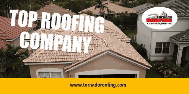 an ad for tornado roofing and contracting inc