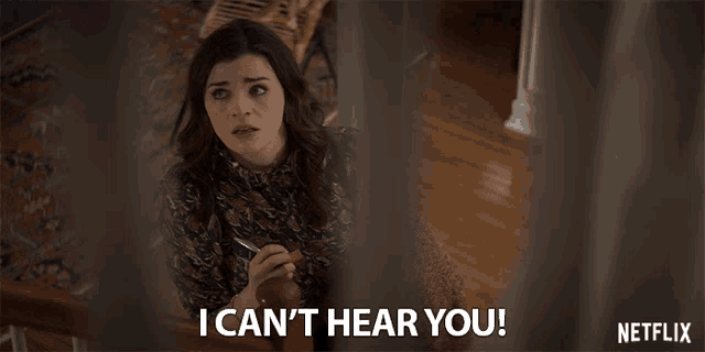I Cant Hear You Not Clear GIF - I Cant Hear You Not Clear Unaware GIFs