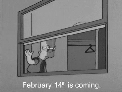 Bart Simpson Hate Valentines Day GIF - Bart Simpson Hate Valentines Day Valentines Day GIFs