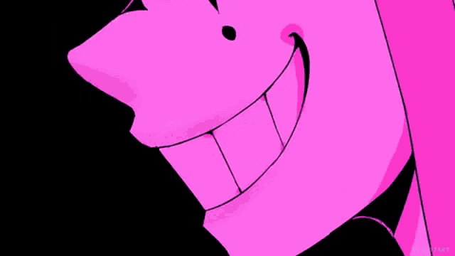 a drawing of a hand with long claws on a pink background .