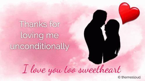 Love You Too Thanks For Loving Me GIF