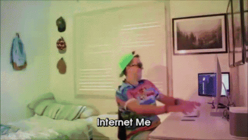 I'M The Coolest Guy Ever....... On The Internet GIF - Internet Famous Using GIFs