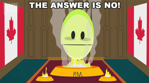 The Answer Is No Prime Ministers GIF