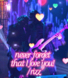 a man playing a guitar with the words never forget that i love you