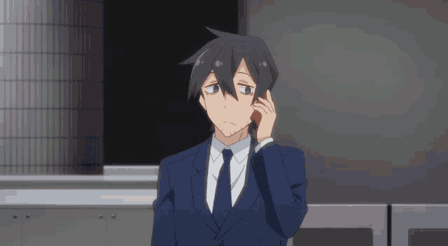Anime Phone Sigh GIF - Anime Phone Sigh GIFs