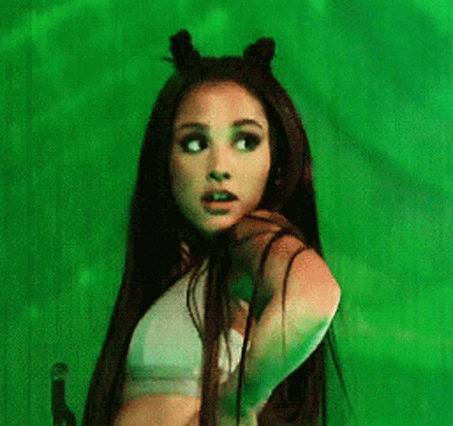 Fierce Ariana Grande GIF - Fierce Ariana Grande Look Up GIFs