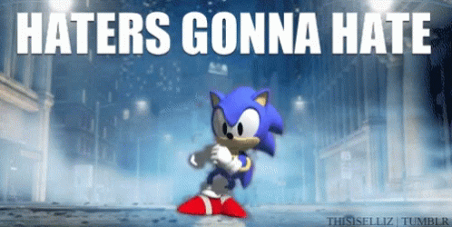 Sonic Haters Gonna Hate GIF - Sonic Haters Gonna Hate Dance GIFs