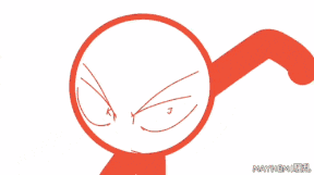 a red hand with the letter k on it