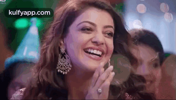 Laughing.Gif GIF - Laughing Kajal Happy Face GIFs