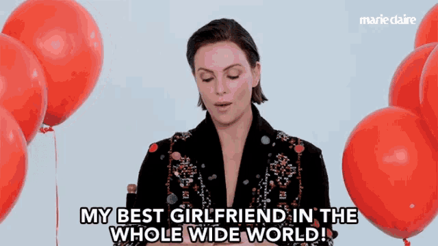 My Best Girlfriend In The Whole Wide World Bff GIF - My Best Girlfriend In The Whole Wide World Bff Charlize Theron GIFs