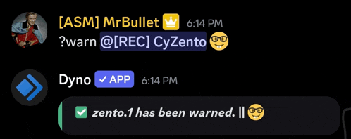 a screenshot of a text message between asm and zento