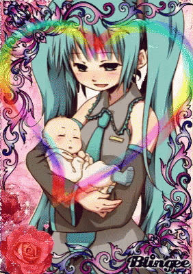 Miku And GIF - Miku And Baby GIFs