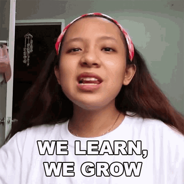 We Learn We Grow Aliana Villarosa GIF - We Learn We Grow Aliana Villarosa Yanihatesu GIFs