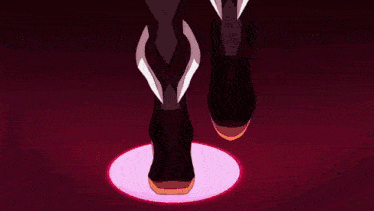 a girl with long white hair is surrounded by purple and yellow lightning