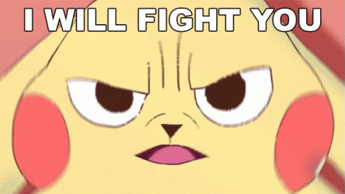I Will Fight You Pikachu GIF - I Will Fight You Pikachu Random Encounters GIFs