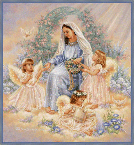 St Mary Queen Of Angels Mama Mary GIF