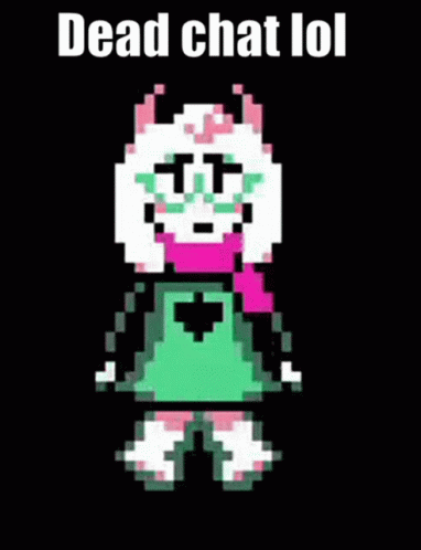 Dead Chat Emoji Dead Group Chat GIF - Dead Chat Emoji Dead Group Chat Ralsei GIFs