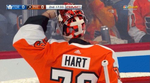 Philadelphia Flyers Carter Hart GIF - Philadelphia Flyers Carter Hart Flyers GIFs