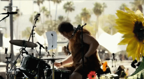 Drumming Surf Curse GIF - Drumming Surf Curse Coachella GIFs