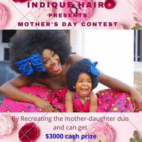 Mothers Day Contest Indique Hair GIF - Mothers Day Contest Indique Hair Mothers Day Sale GIFs
