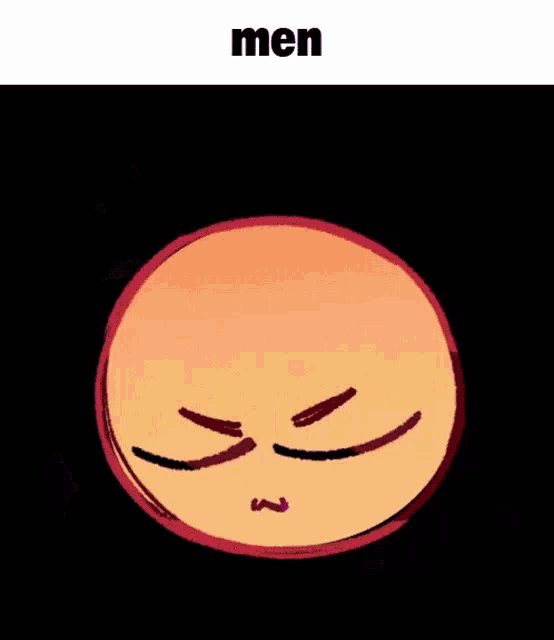 a cartoon smiley face with purple eyes and a pink heart on it .