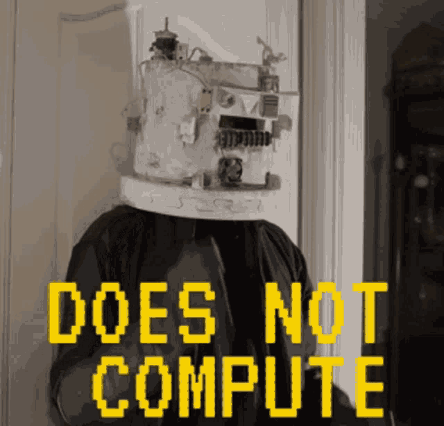 Does Not Compute Robot GIF
