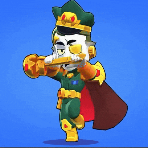 a cartoon character in a military uniform is holding a rifle .