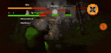 a screenshot of a video game with the number 66 at the top