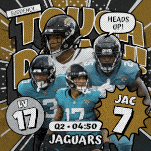 Jacksonville Jaguars (7) Vs. Las Vegas Raiders (17) Second Quarter GIF - Nfl National Football League Football League GIFs