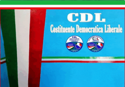 a blue background with the words cdl written on it