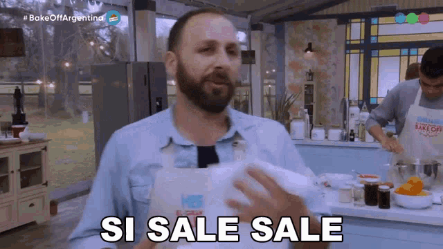 Si Sale Sale Y Si No Sale No Sale Hernan GIF - Si Sale Sale Y Si No Sale No Sale Hernan Bake Off Argentina GIFs