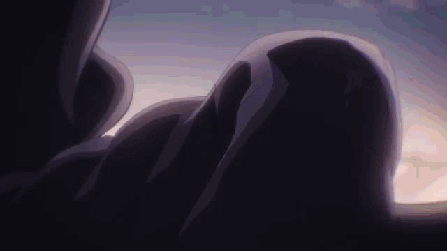 a close up of a person 's butt in a dark room .